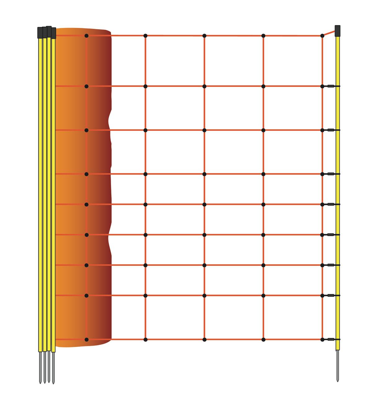 AKO OVINET Filet pour moutons, hauteur 90 cm, pointe simple