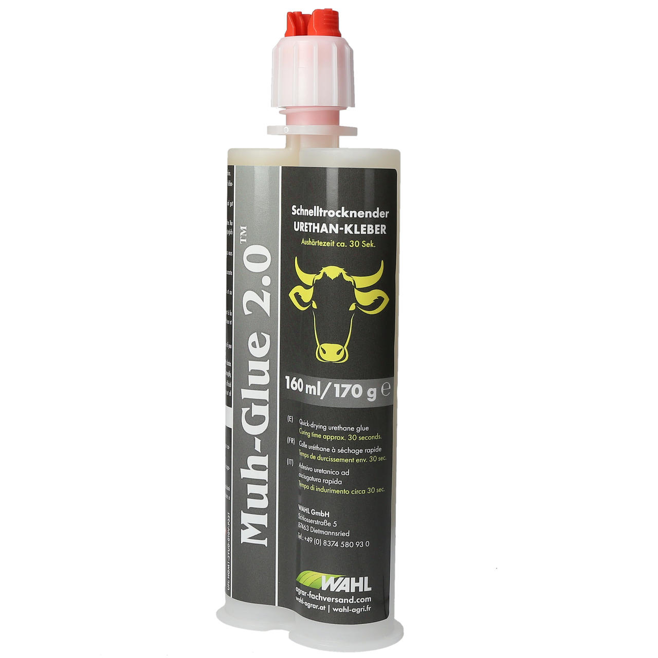 WAHL-Hausmarke MUH-GLUE 2.0 Cartouche 160 ml WAHL-Hausmarke MUH-GLUE 2.0 Cartouche 160 ml