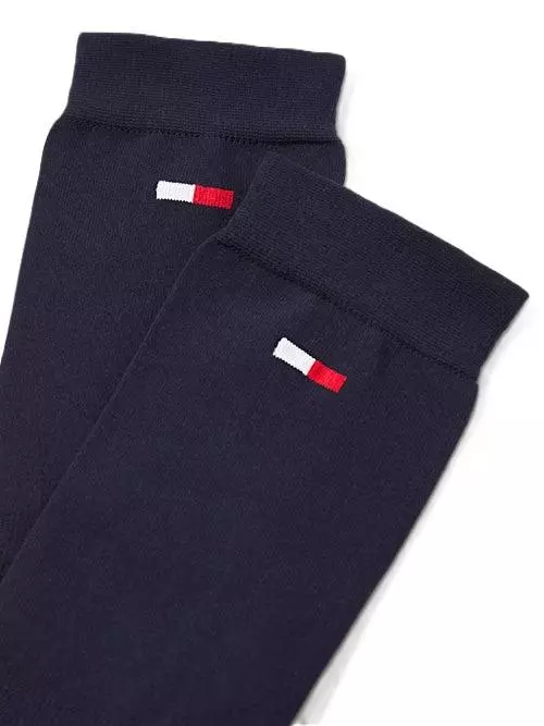 Tommy Hilfiger Lot de 2 paires de chaussettes d'équitation courtes Fulton