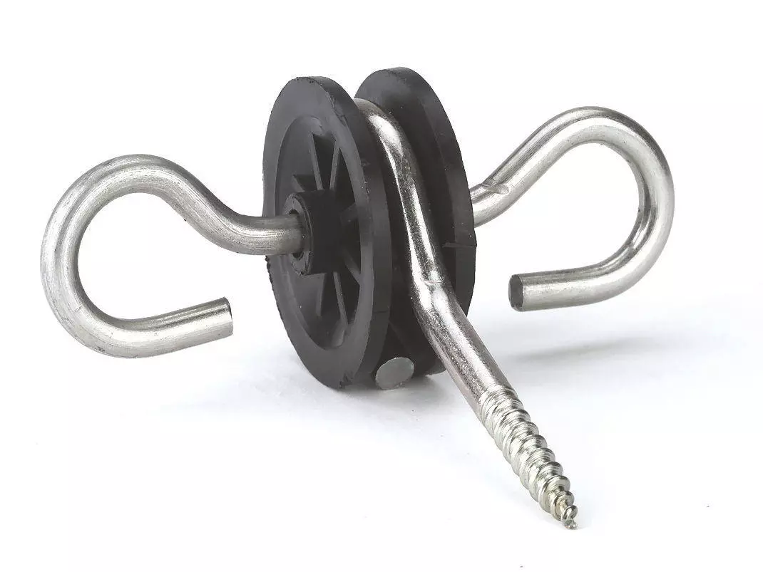 AKO Isolateur de porte double ancrage, zingué