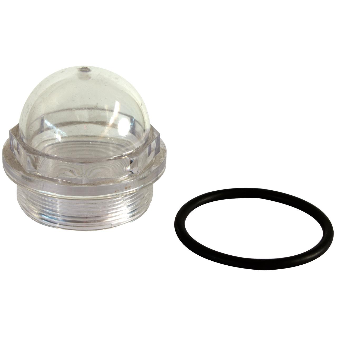 MZ Hublot de contrôle 2" en polycarbonate - filetage ext. MZ Hublot de contrôle 2" en polycarbonate - filetage ext.