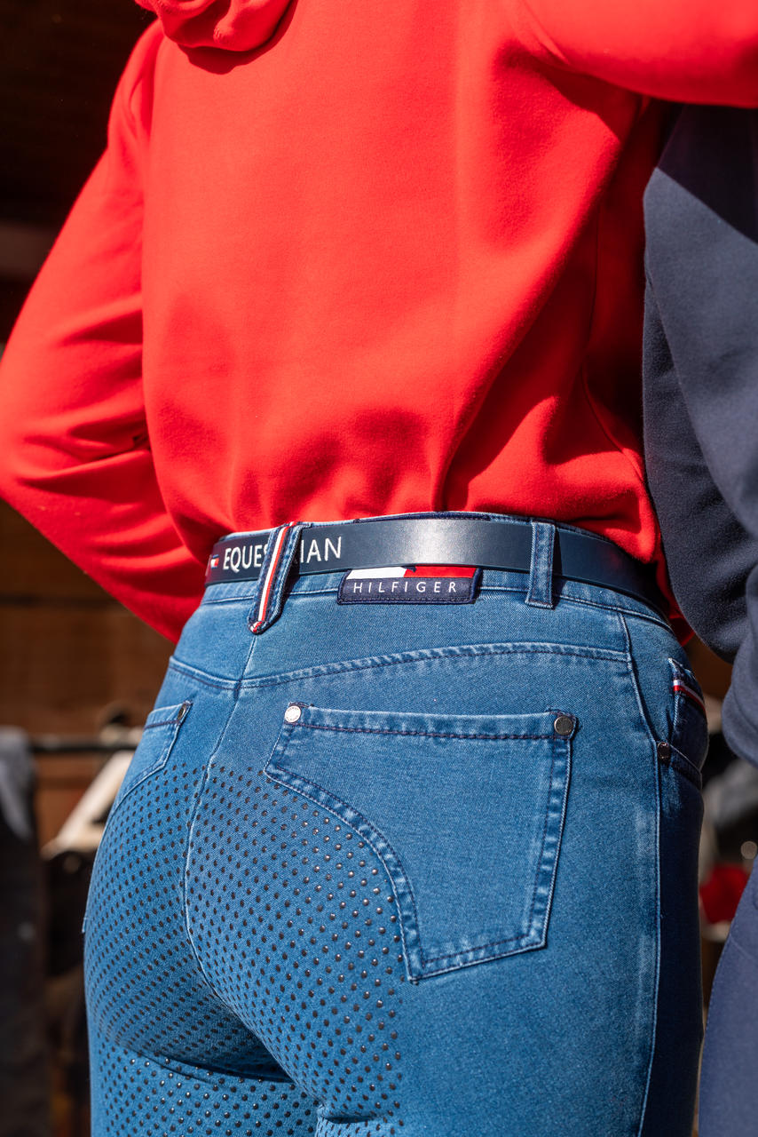 Tommy Hilfiger Pantalon d'équitation Women Queens Jeans avec fond intégral
