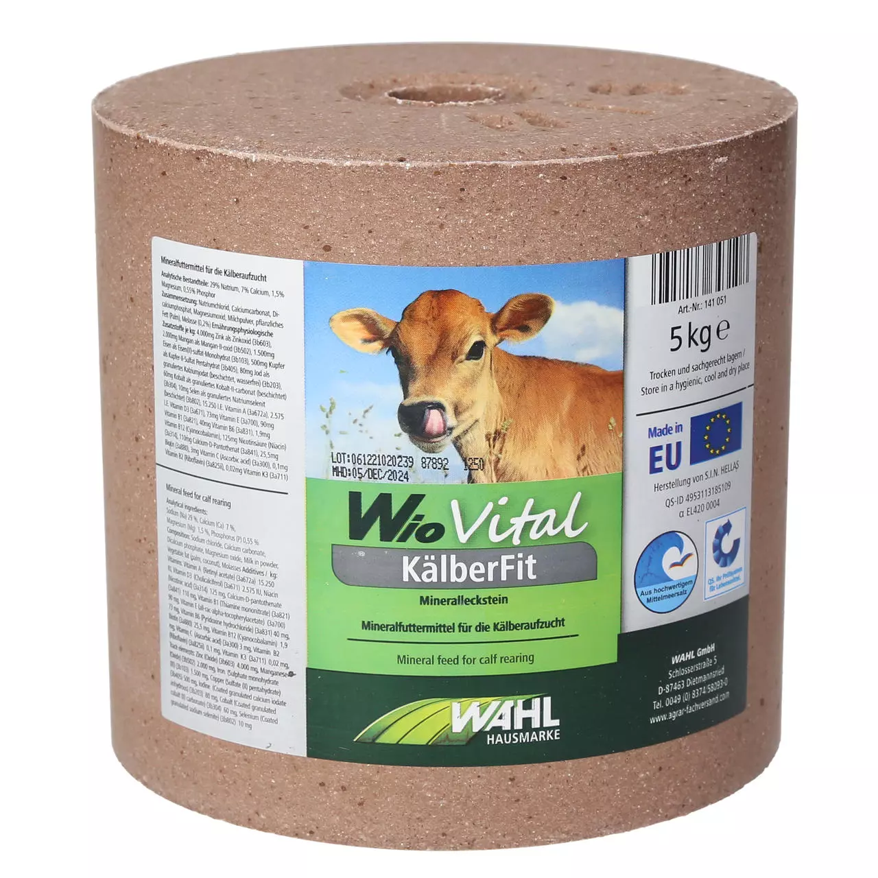 WAHL-Hausmarke Set de pierres à lécher WioVital CalfFit – 4 × 5 kg