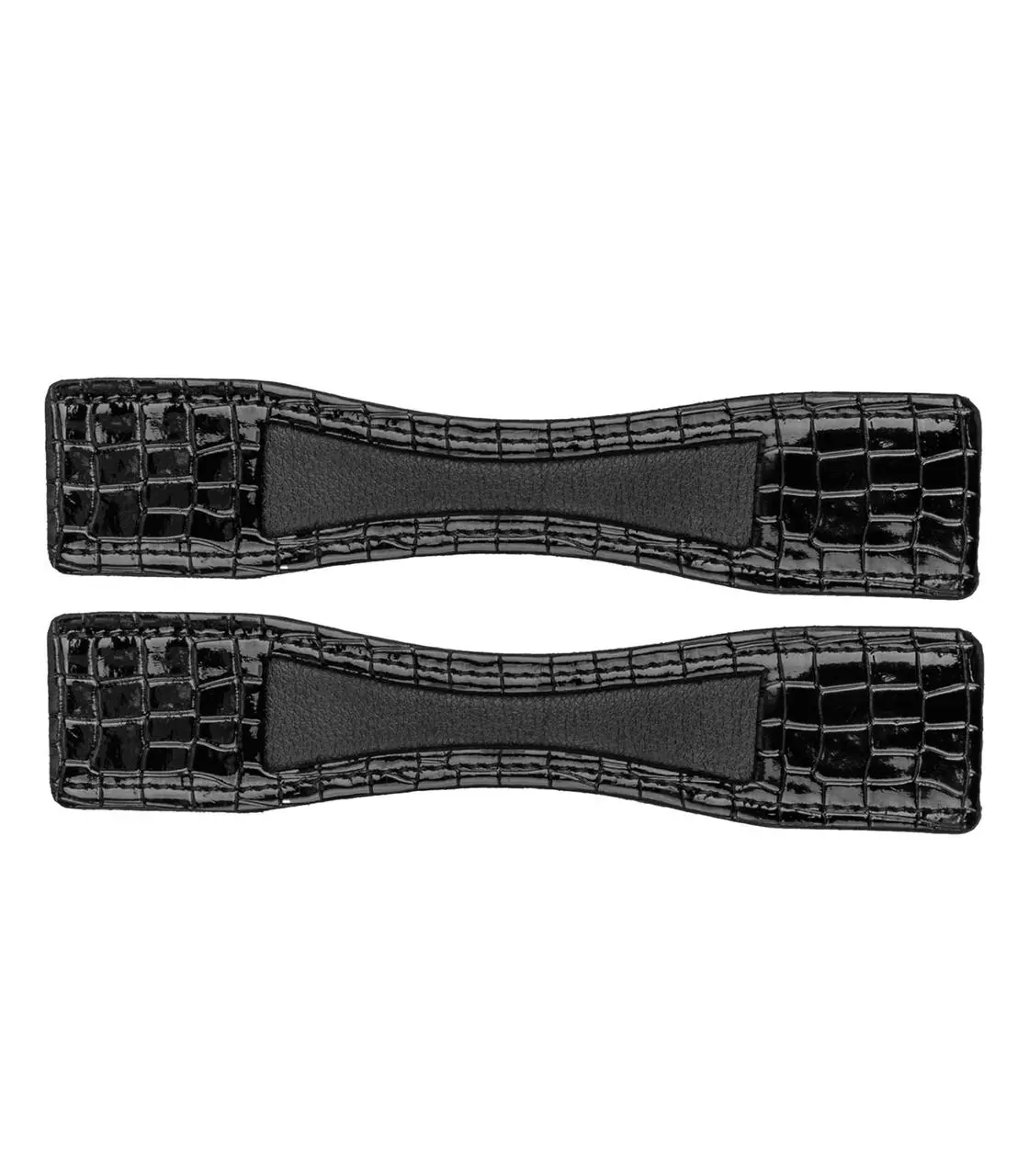 Waldhausen Protection D’éperons En Cuir Verni, Paire