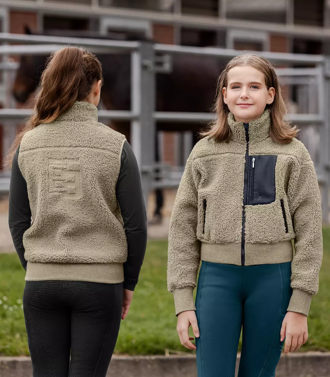 ELT Gilet sans manches en polaire Teddy Alma, pour ados