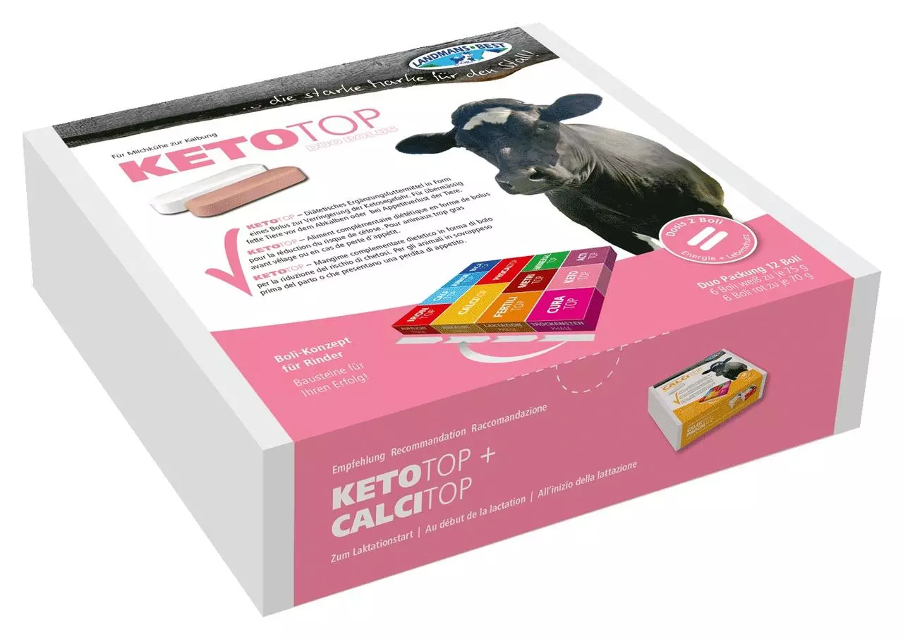 Landmans Best KETOTOP - 6 Bolus de 70 g + 6 Bolus de 75 g Landmans Best KETOTOP - 6 Bolus de 70 g + 6 Bolus de 75 g
