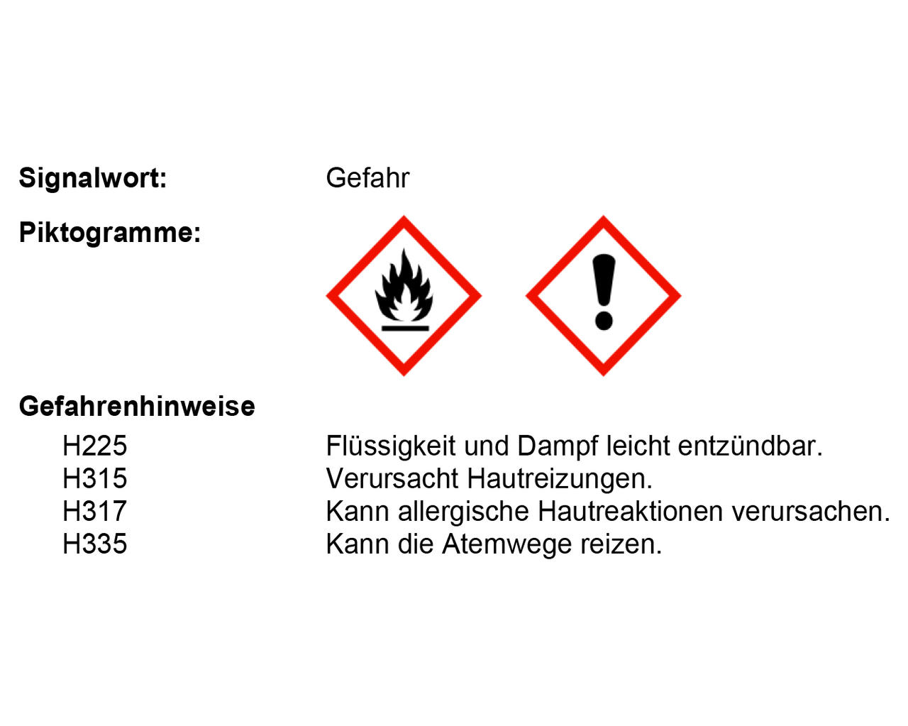 Demotec 95 - différentes quantités