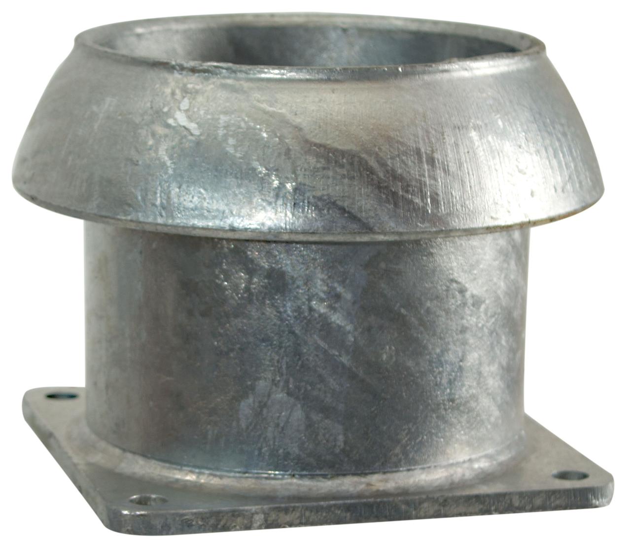 Pièce mâle galvanisée, DN 159 mm, 150 mm de long, 6" Pièce mâle galvanisée, DN 159 mm, 150 mm de long, 6"