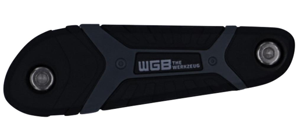 WGB Set de clés mâles Torx, support rabattable à la main