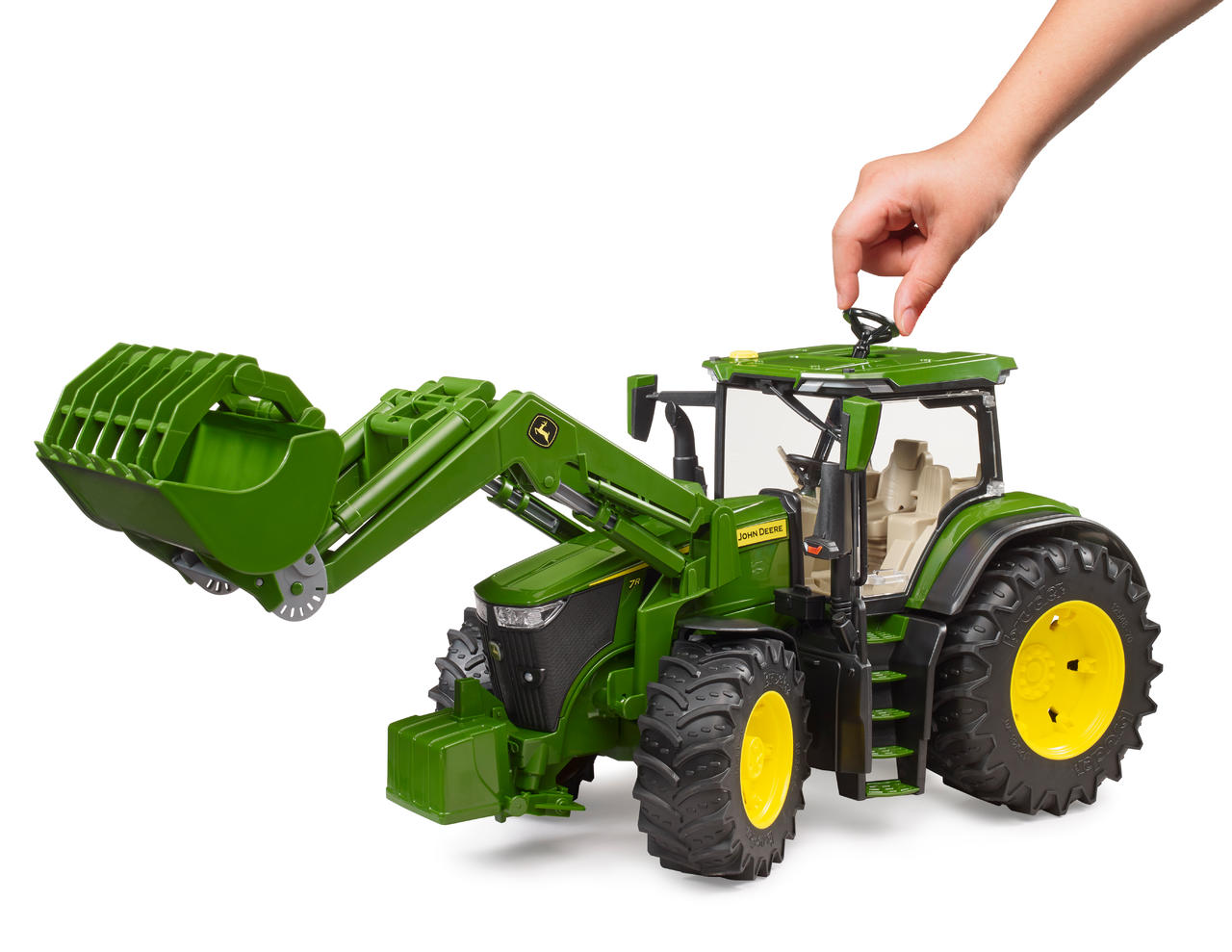 Bruder John Deere 7R avec chargeur avant