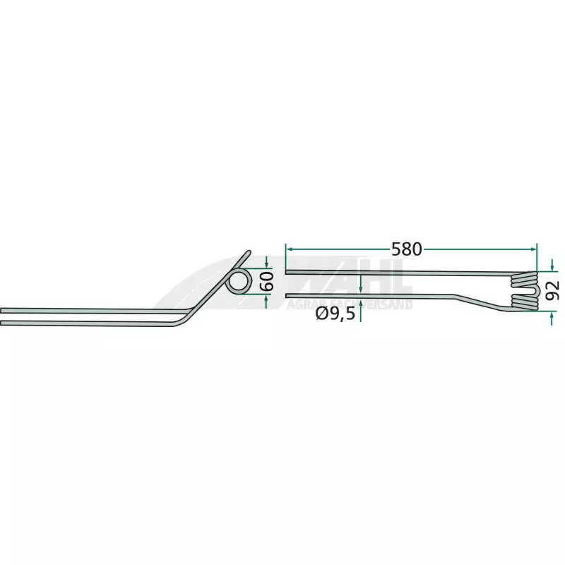 Fahr - Dent d'andaineuse rotative