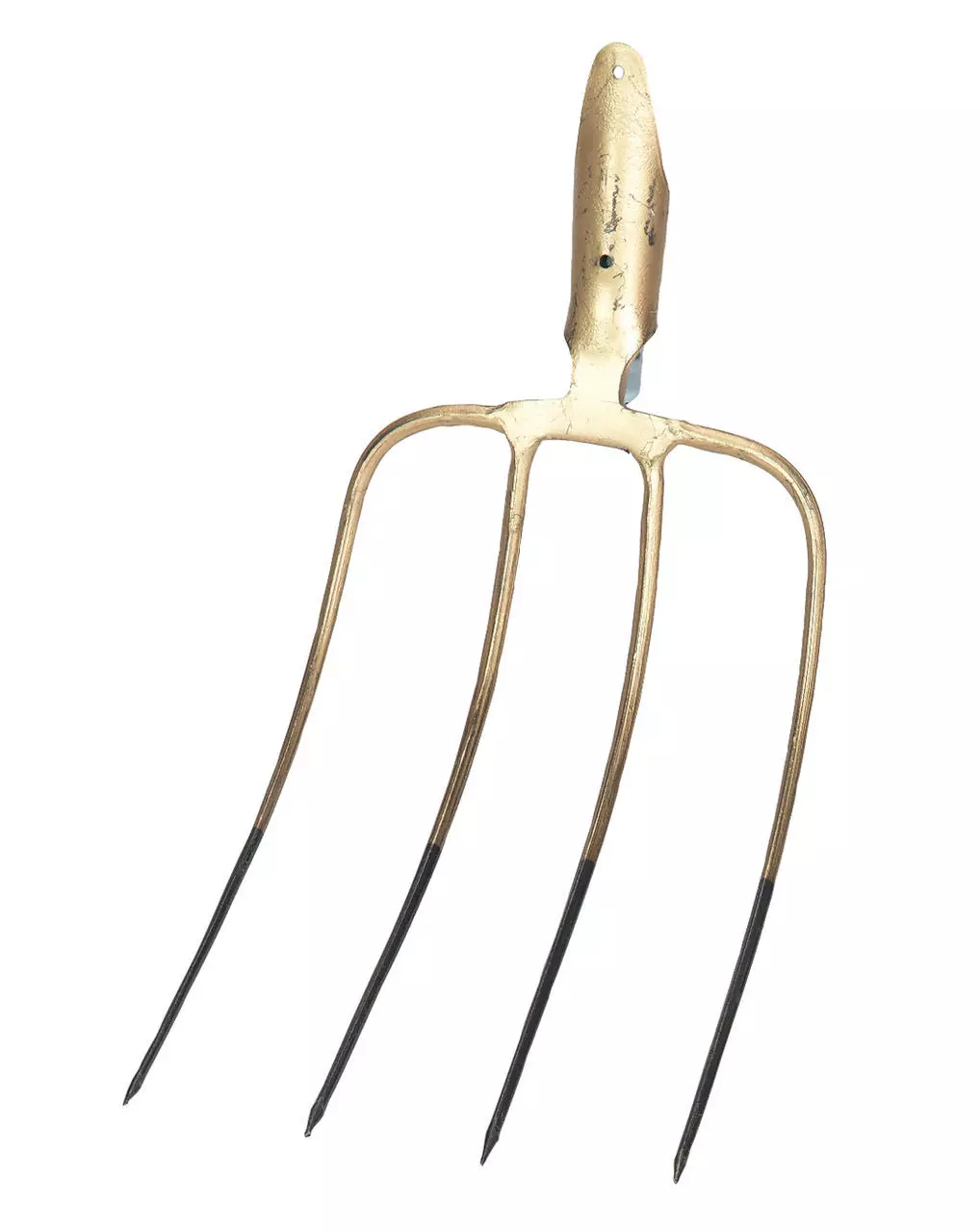Kerbl Fourche à fumier, 4 dents, dorée