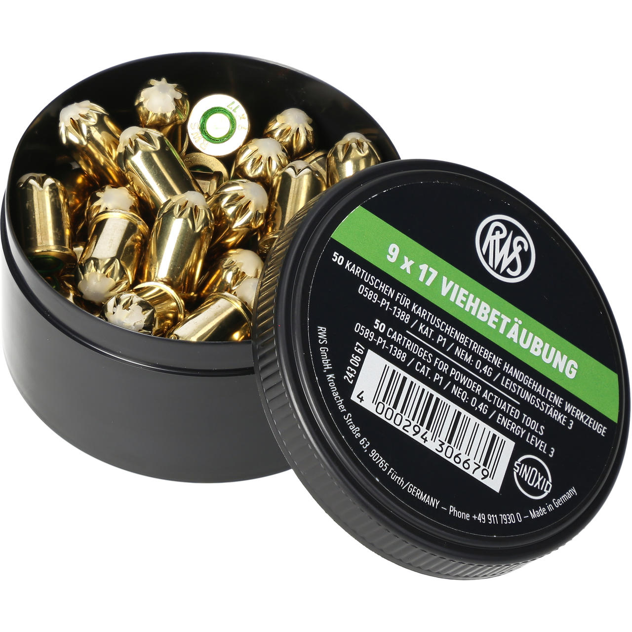 Boîte de cartouches, 9 mm, UD M42, WINCHESTER Boîte de cartouches, 9 mm, UD M42, WINCHESTER