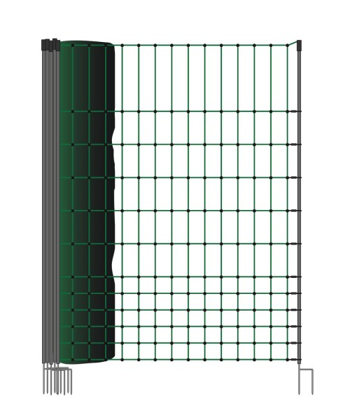 Kerbl Filet pour volailles vert PoultryNet 112 cm x 50 m, non électrifiable