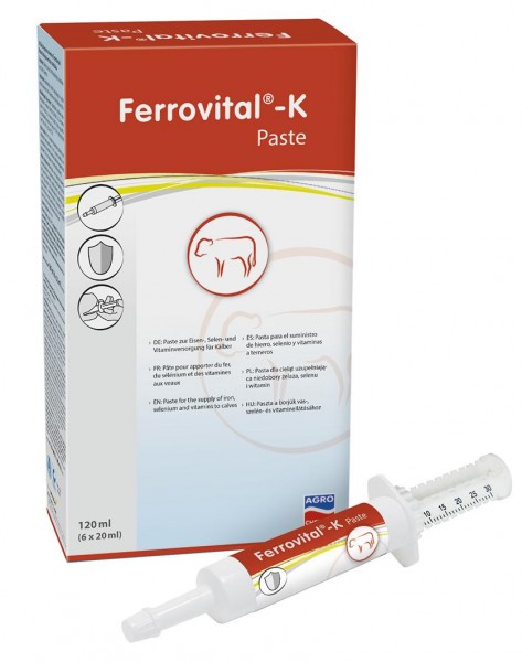 Agrochemica Ferrovital®-K - 6 injecteurs de 20 g Agrochemica Ferrovital®-K - 6 injecteurs de 20 g