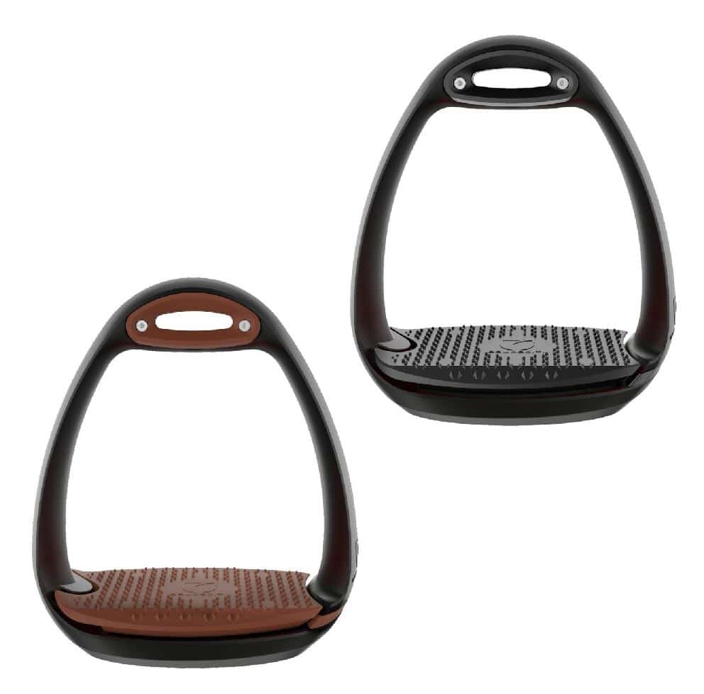 Étriers De Selle De Ranch En Monel Avec Cloche Laiton - Longueur 5 Pouces - Pour équitation Western - Neufs