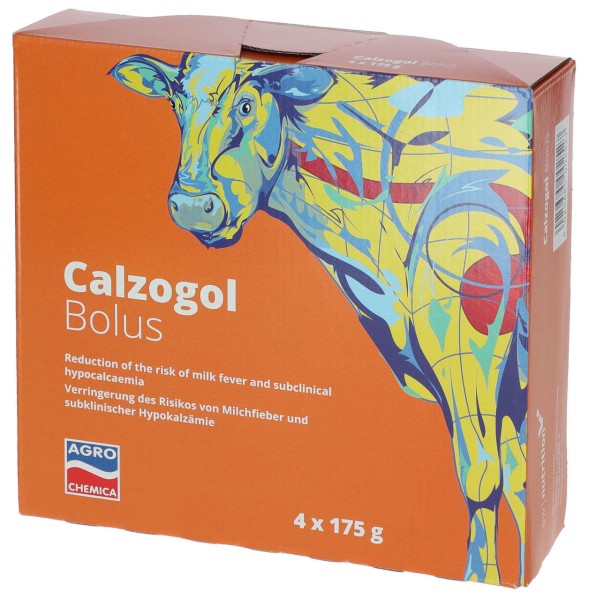 Agrochemica Calzogol Bolus - Boîte de 4 bolus de 175 g