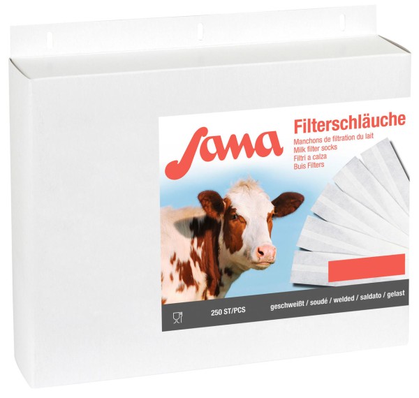Manchons de filtration à lait SANA standard, soudés - 250 pièces - diff. tailles