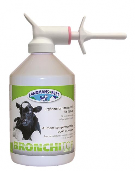 Landmans Best BRONCHITOP Liquid 500 ml, contre la toux du veau