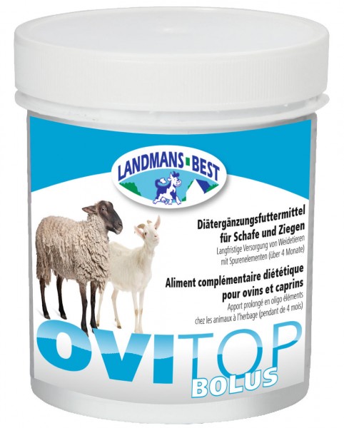 Landmans Best Bolus OVITOP Ovins/Caprins, 50 bolus de 5g Landmans Best Bolus OVITOP Ovins/Caprins, 50 bolus de 5g