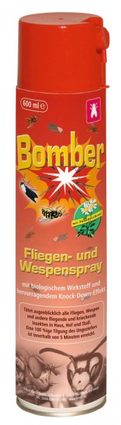 Spray anti-mouches et guêpes BOMBER * 600 ml