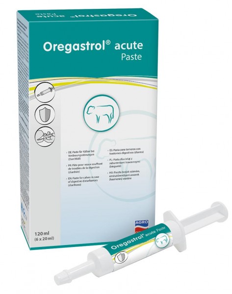 Agrochemica OREGASTROL-acute, 6 injecteurs de 20ml Agrochemica OREGASTROL-acute, 6 injecteurs de 20ml