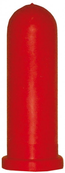 Tétine pour veau 100mm rouge, courte, cylindrique