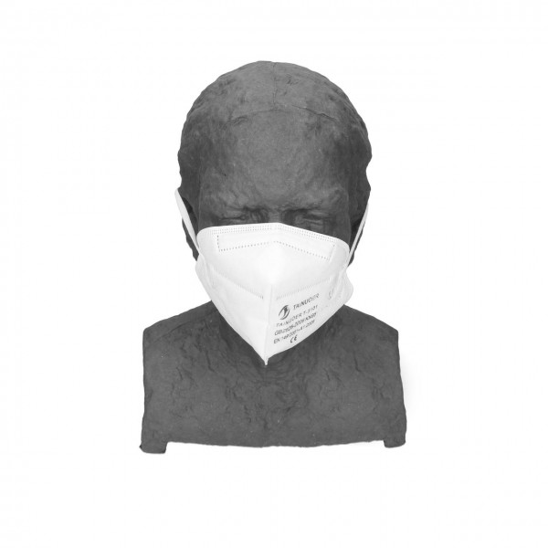 Masque de protection respiratoire FFP2, pliable, pack de 2