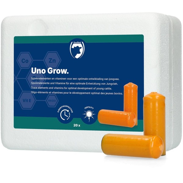 Holland Animal Care BOLUS UNO GROW 20 pièces de 113 g Holland Animal Care BOLUS UNO GROW 20 pièces de 113 g