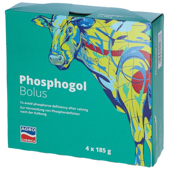 Agrochemica Bolus Phosphogol 4 x 185 g (boîte) Agrochemica Bolus Phosphogol 4 x 185 g (boîte)