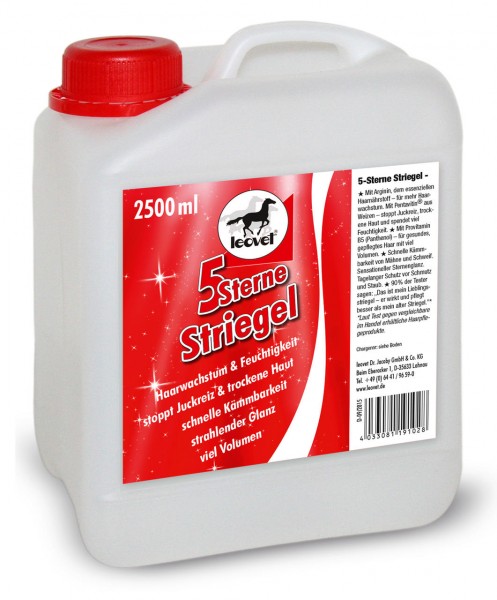 leovet Shampoing 5 Sterne Striegel Booster - 2500 ml